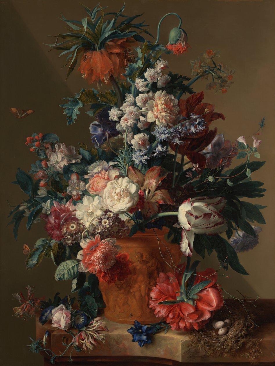 Vaso de flores de Jan van Huysum