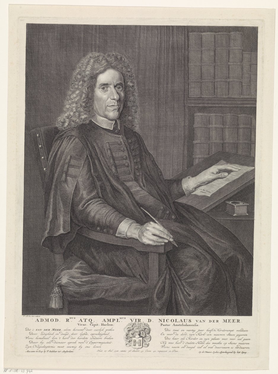 Retrato de Nicolaas van der Meer de Jan Anthonie Coxie