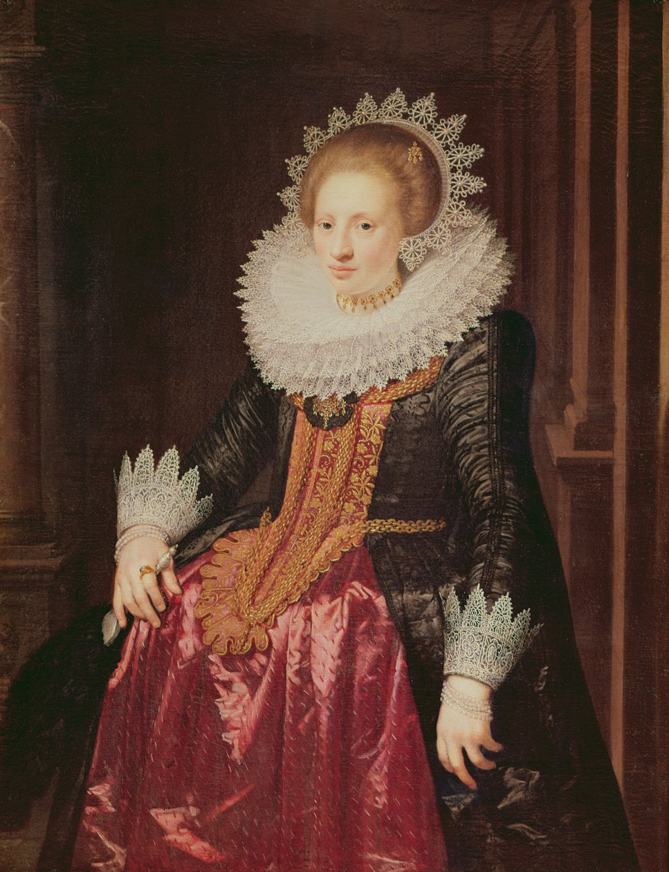 Retrato de uma senhora, 1620 de Jan Anthonisz. van Ravesteyn