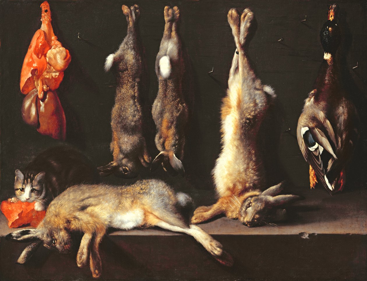 Ainda vida, jogo de Jan Baptist Weenix