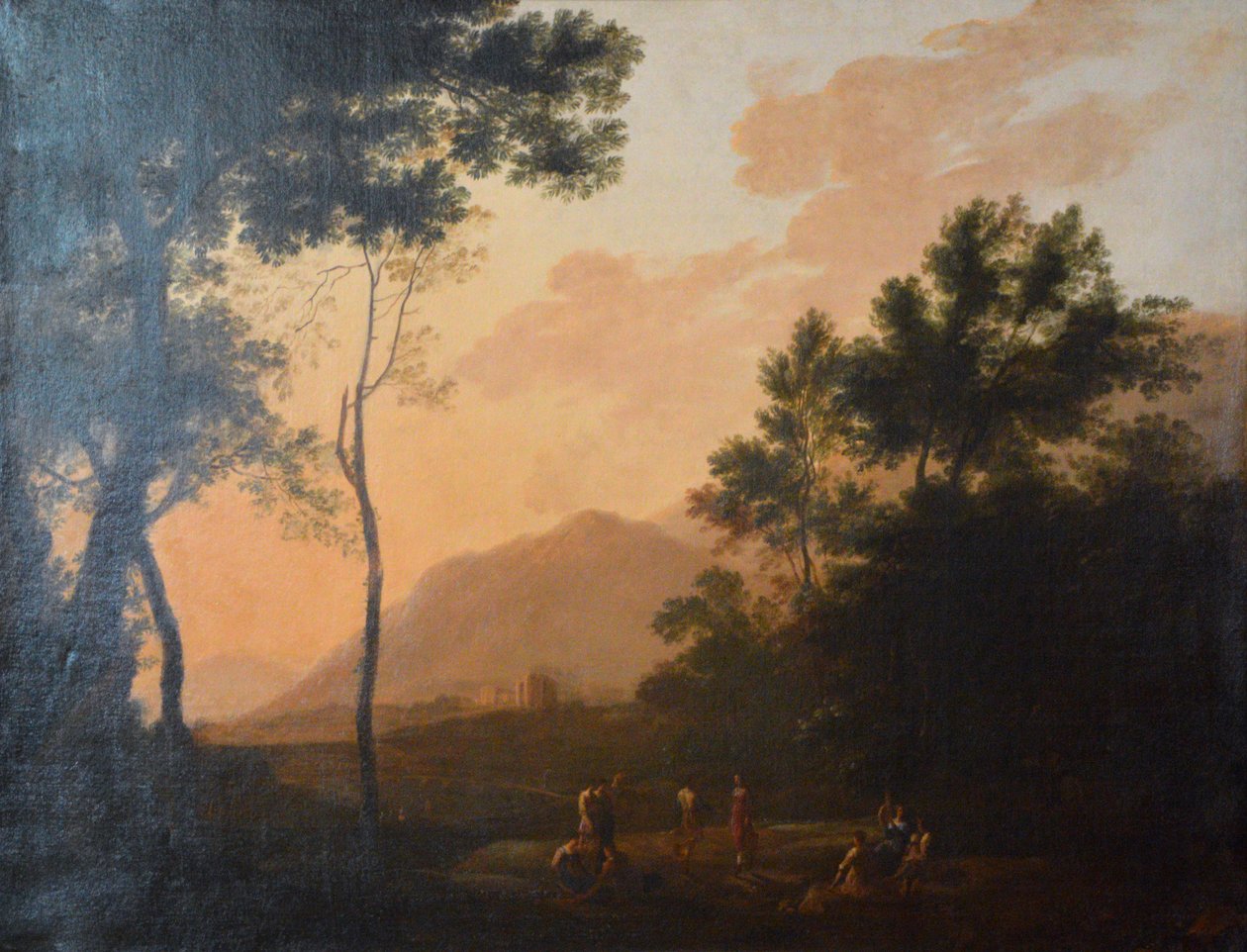 Dançarinos em uma paisagem de Jan Dirksz Both