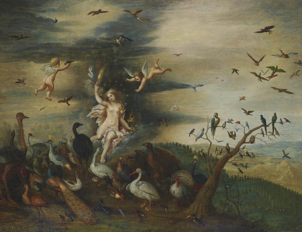 Uma alegoria do ar de Jan the Elder Brueghel