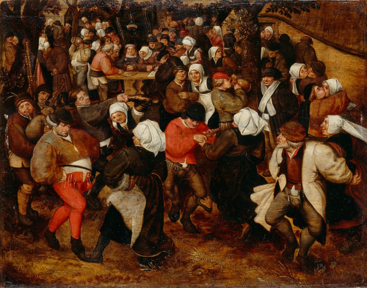 Casamento camponês ao ar livre de Jan the Elder Brueghel