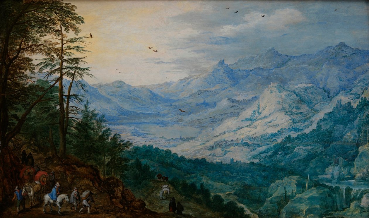 Paisagem rochosa de Jan the Elder Brueghel