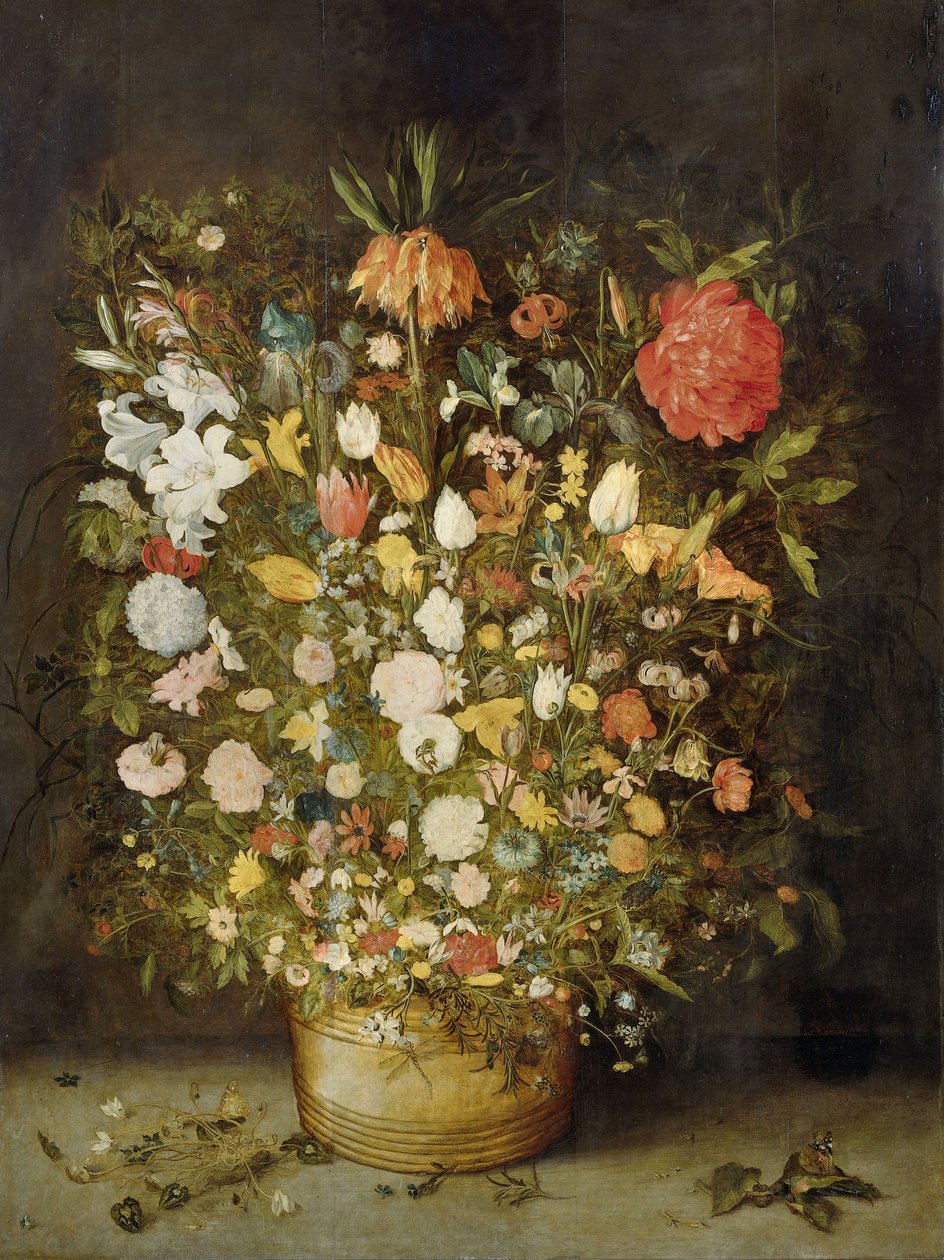 Ainda vida com flores, 1600-30 de Jan the Elder Brueghel