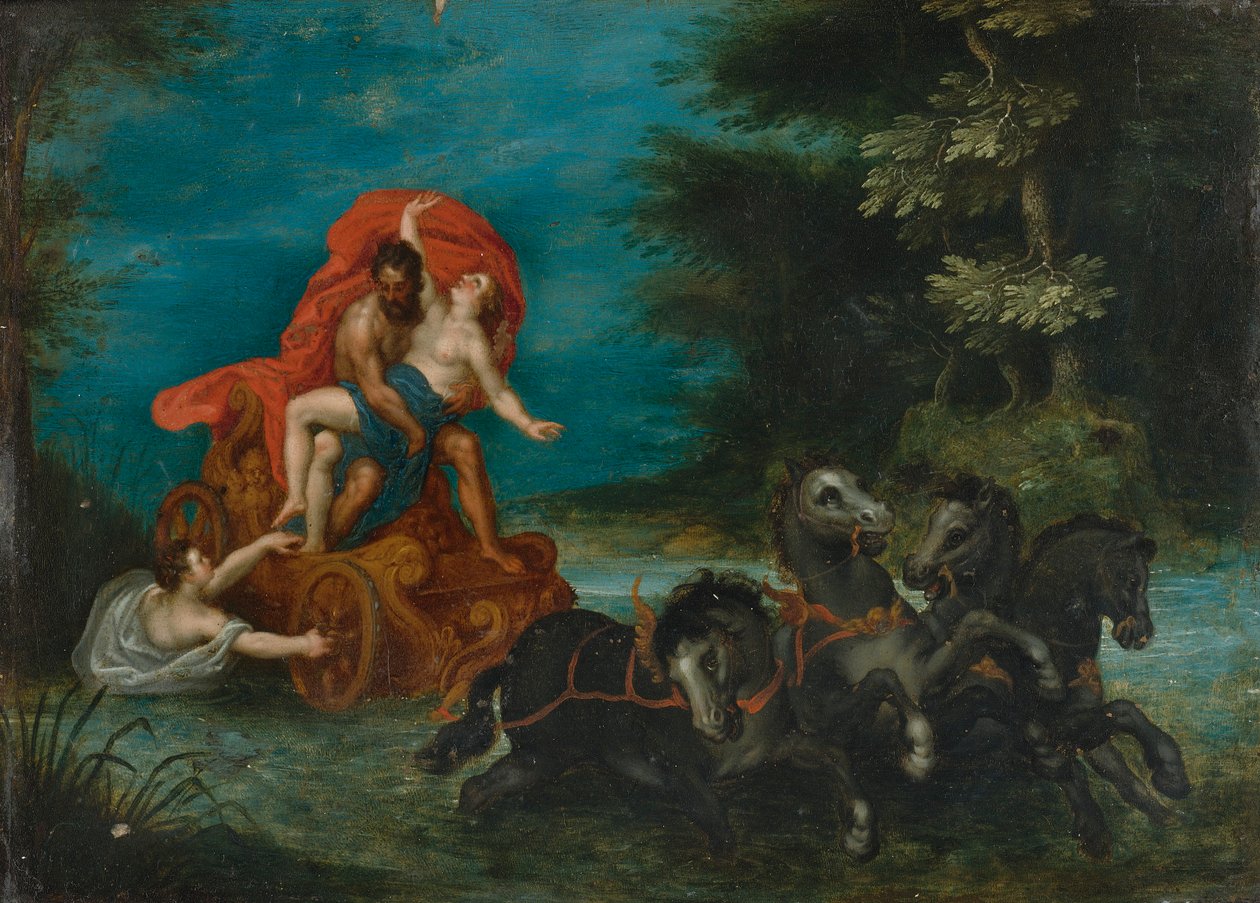 A violação de Proserpina de Jan the Elder Brueghel