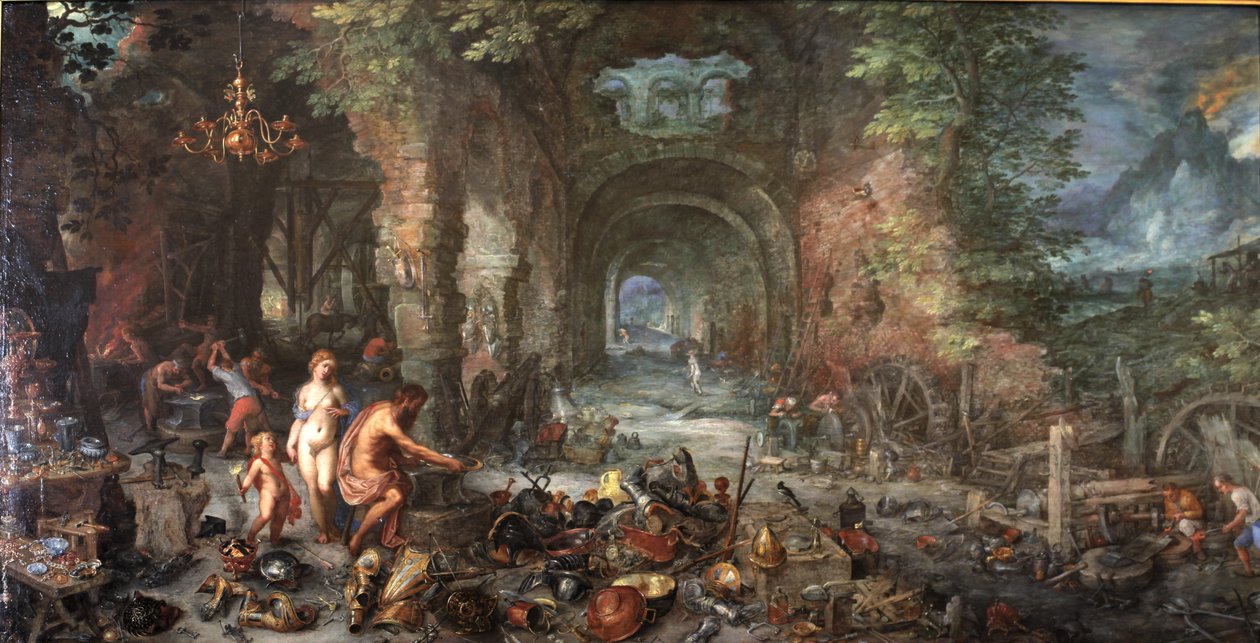 o fogo de Jan the Elder Brueghel