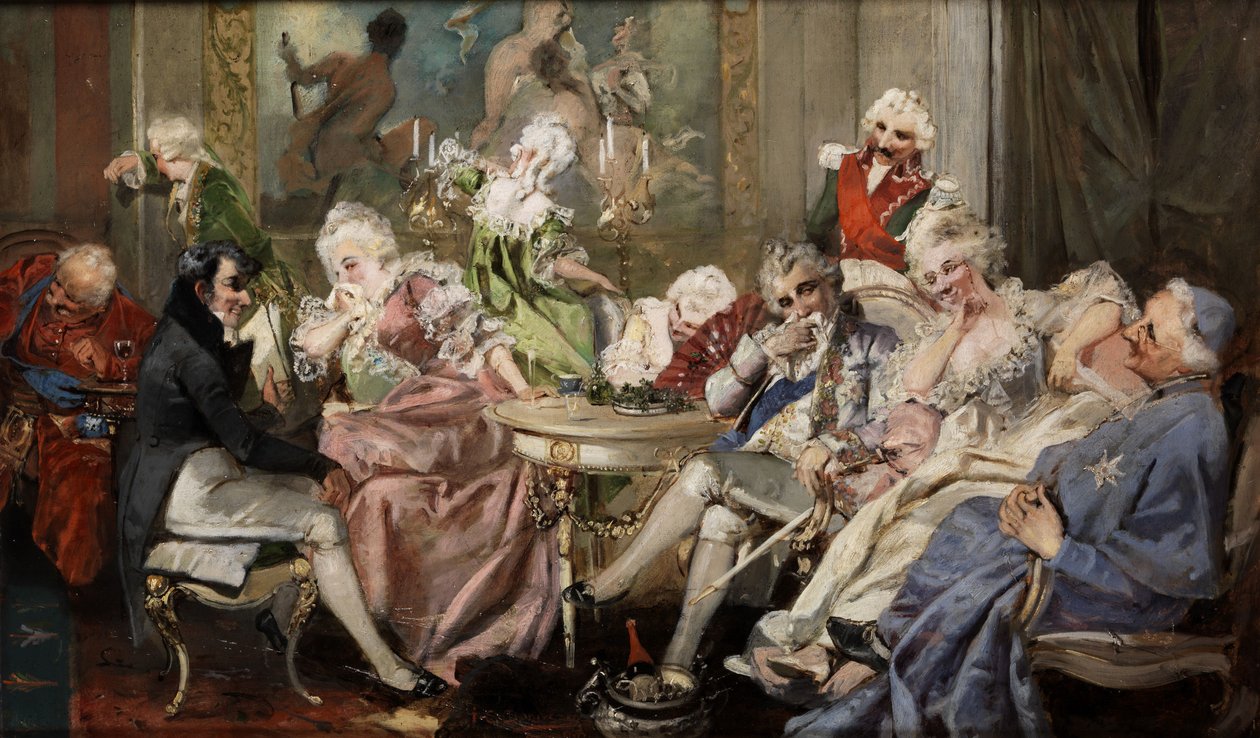Empresa Courtly no salão de Jan Czesław Moniuszko
