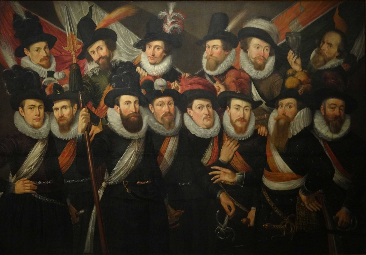 Milícia milícia milícia sob a liderança do coronel Gijssbert &39;t Hert de Jan Damesz de Veth