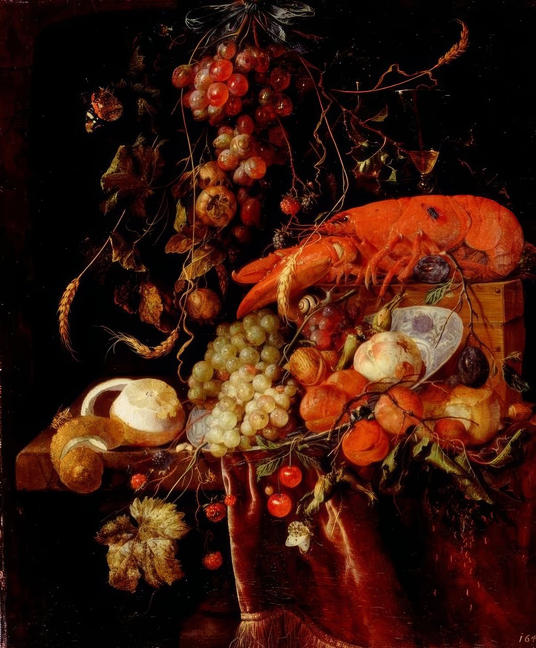Ainda vida com uma lagosta de Jan Davidsz de Heem