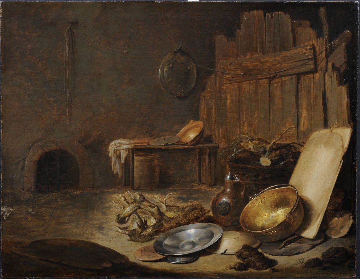 Ainda vida em um celeiro de Jan Davidsz de Heem