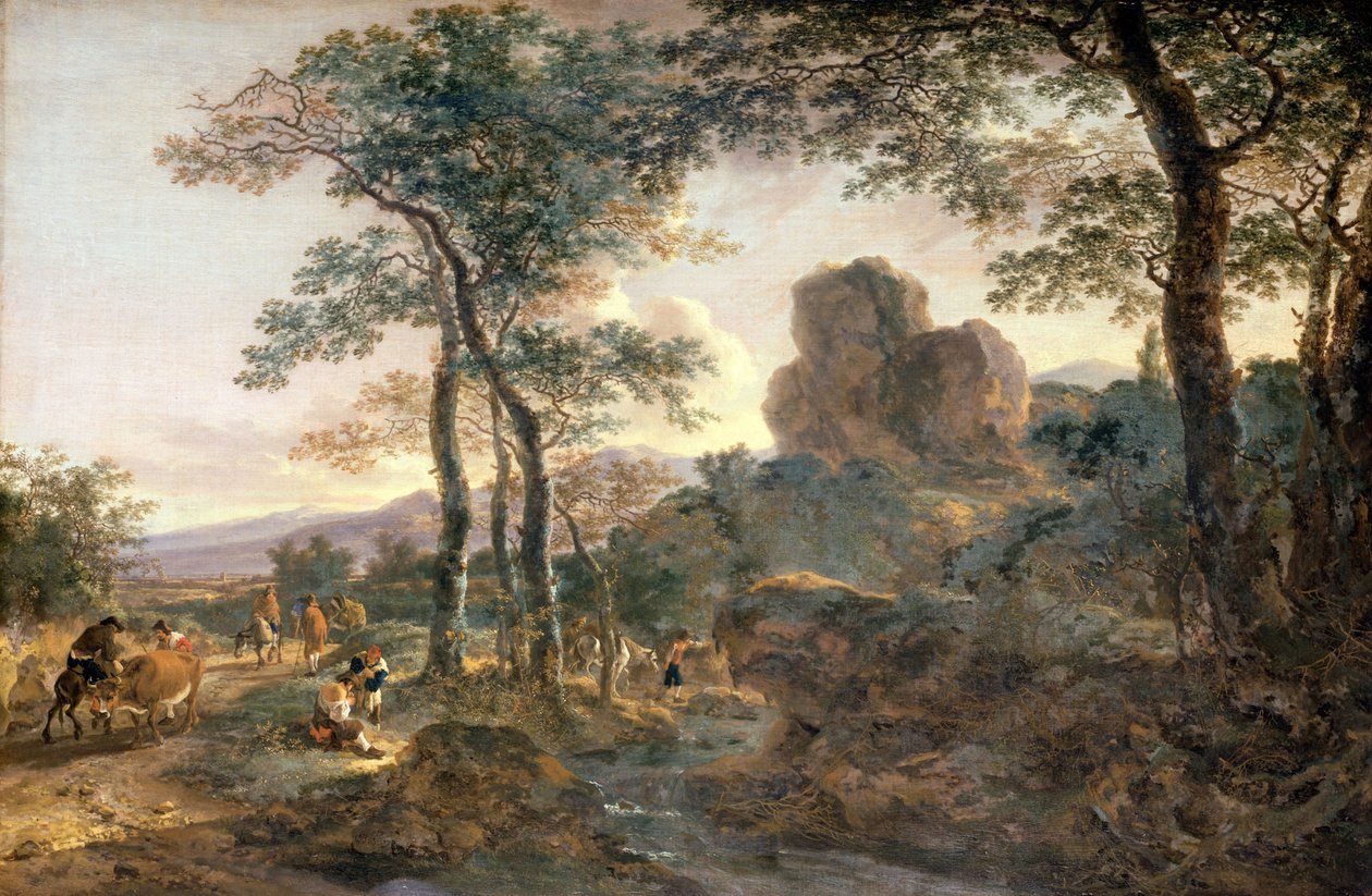 Um caminho de montanha de Jan Dirksz Both