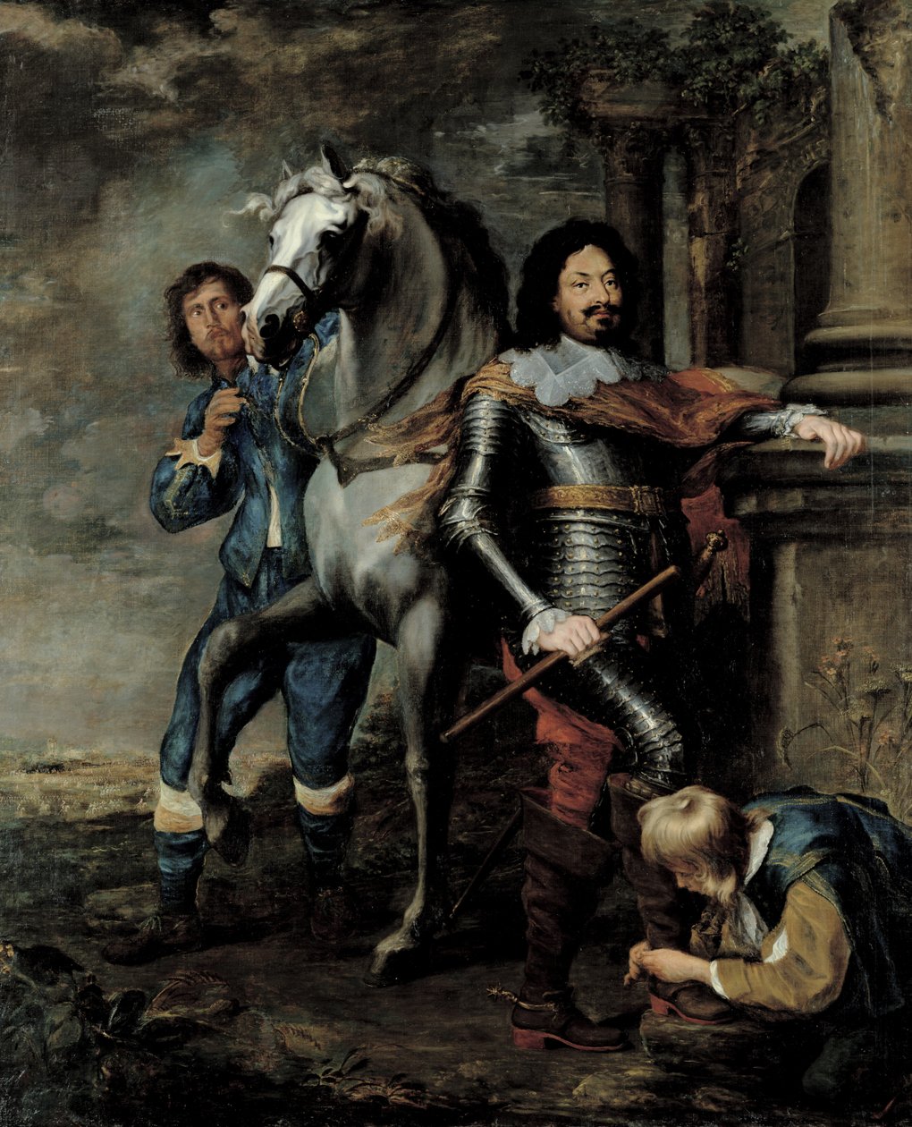 Retrato do general Ottavio Piccolomini (1600-56) Duque de Amalfi de Gerrit van Honthorst