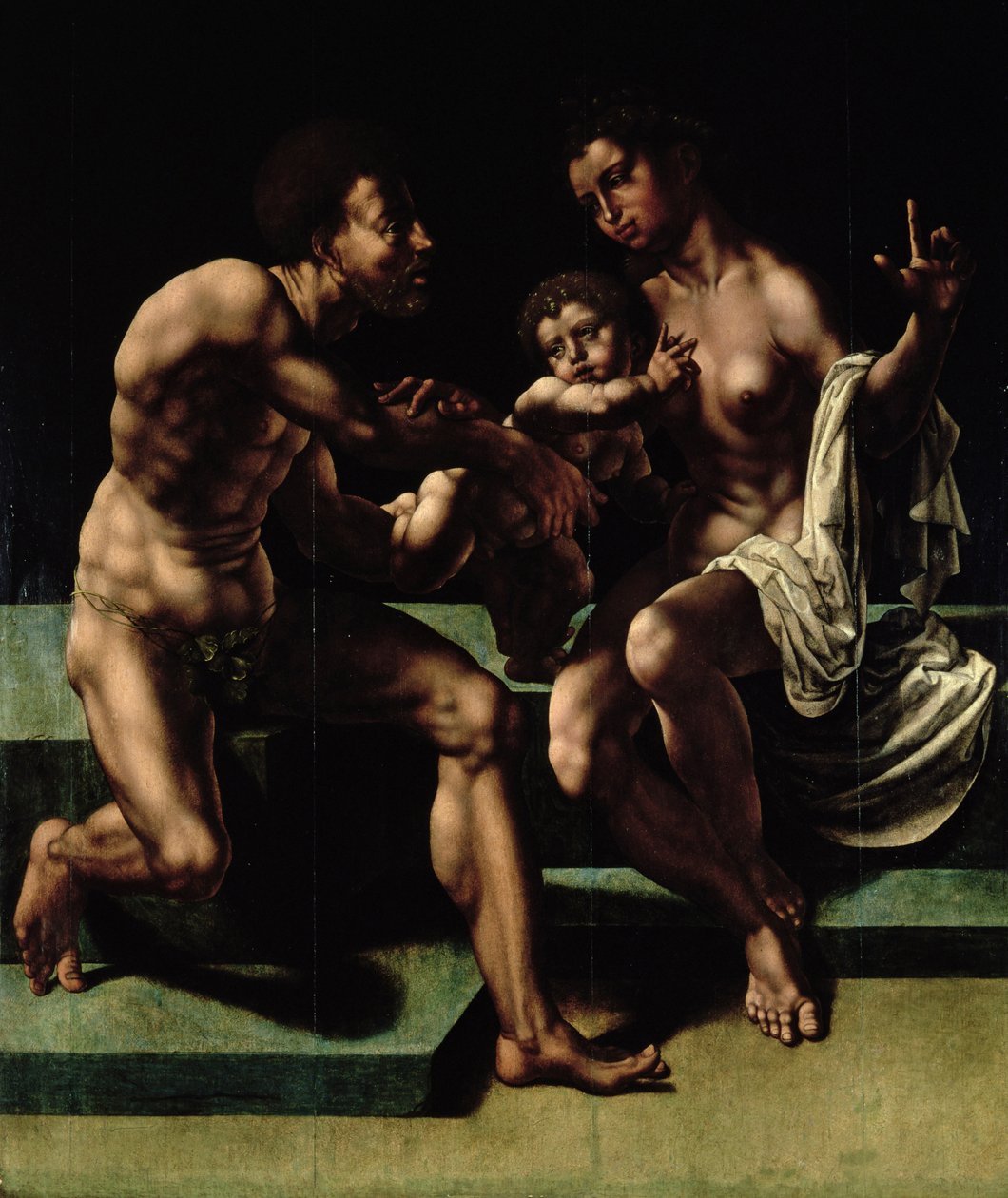 Cibele suplicando a Saturn para poupar seu filho de Jan Gossaert