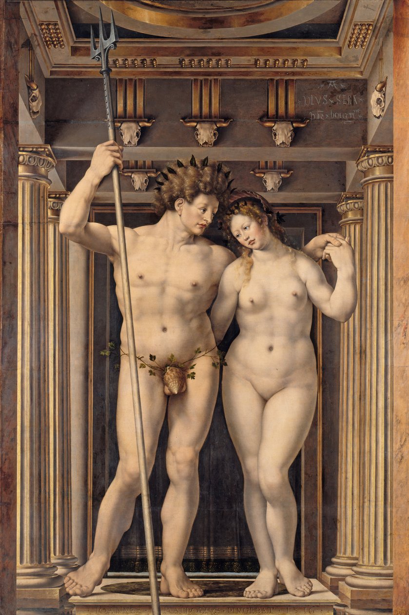 Netuno e Amphitrite de Jan Gossaert