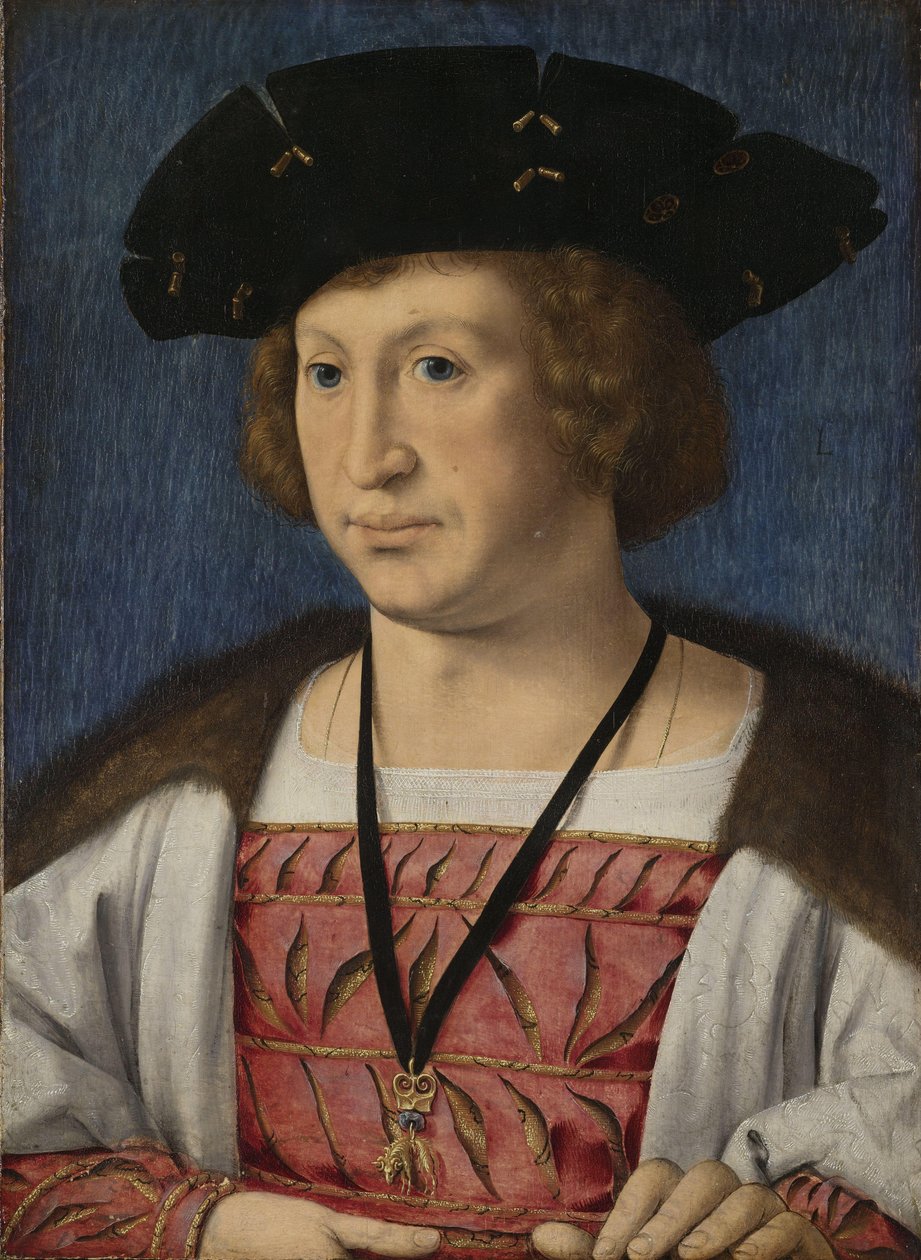 Retrato de Floris van Egmond (1469-1539), Conde de Buren e Leerdam de Jan Gossaert