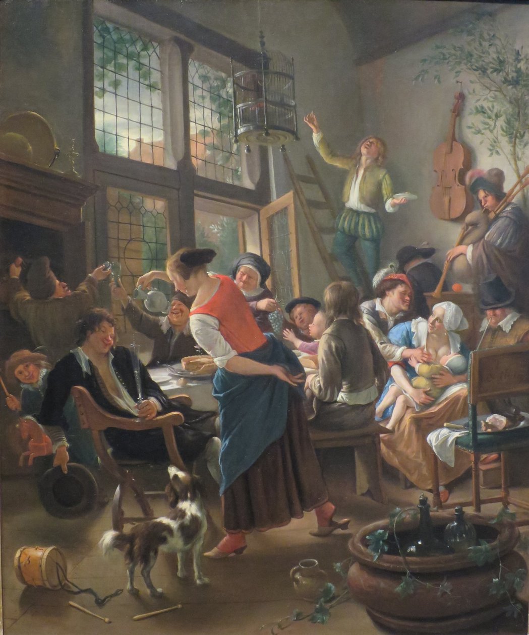 Refeição de família festiva de Jan Havickszoon Steen
