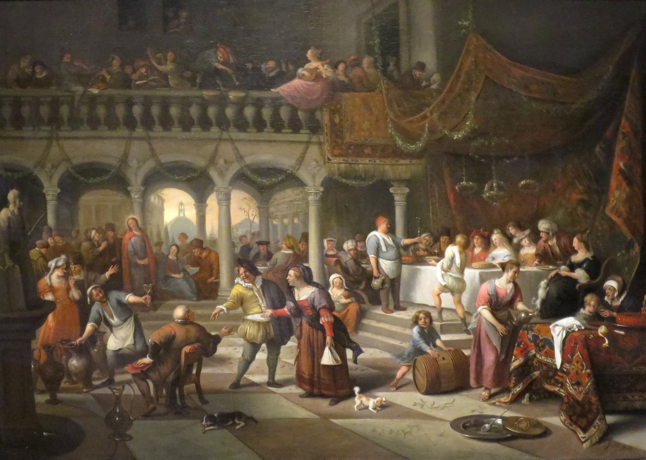 Casamento em cana de Jan Havickszoon Steen