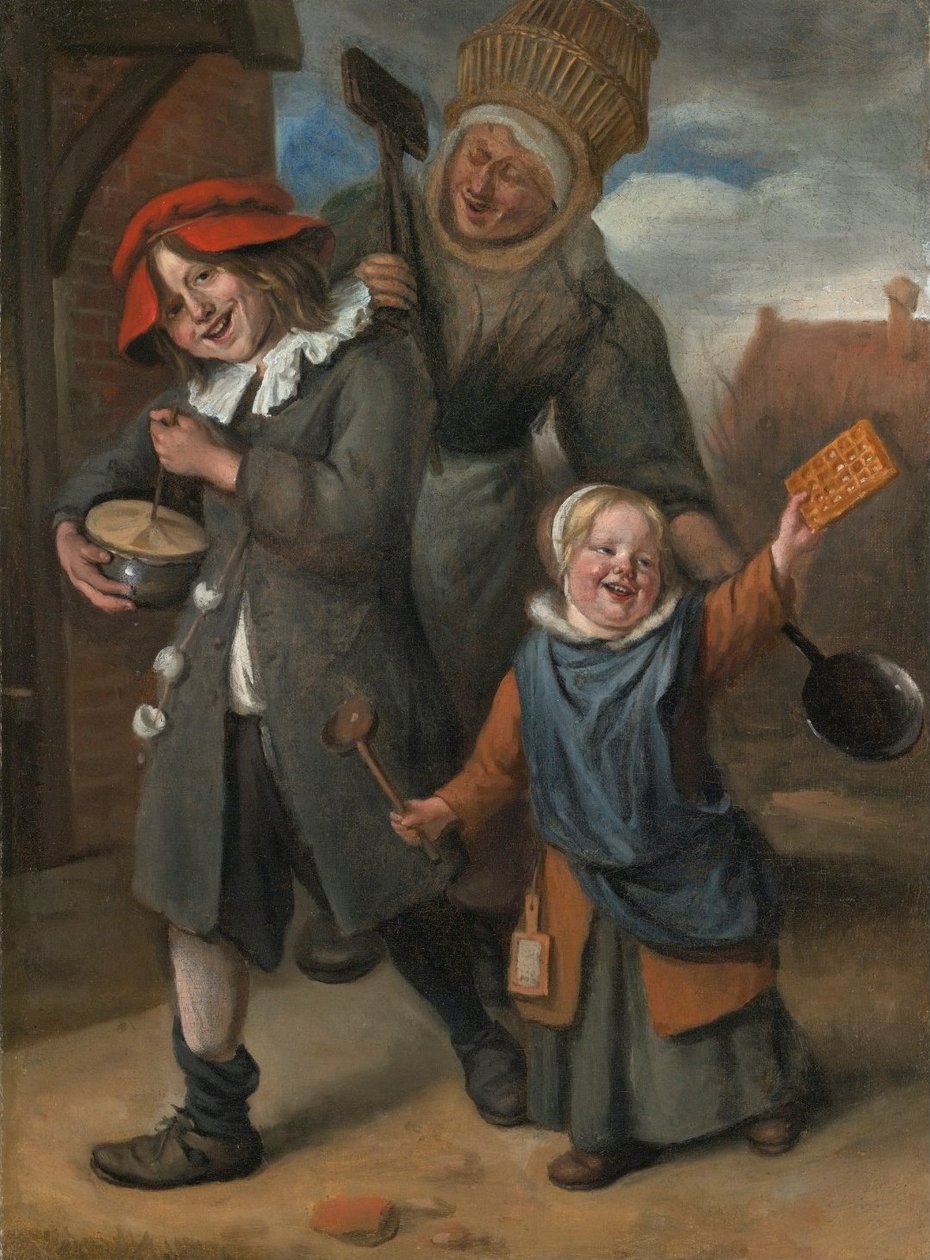 O jogador Rommelpot de Jan Havickszoon Steen