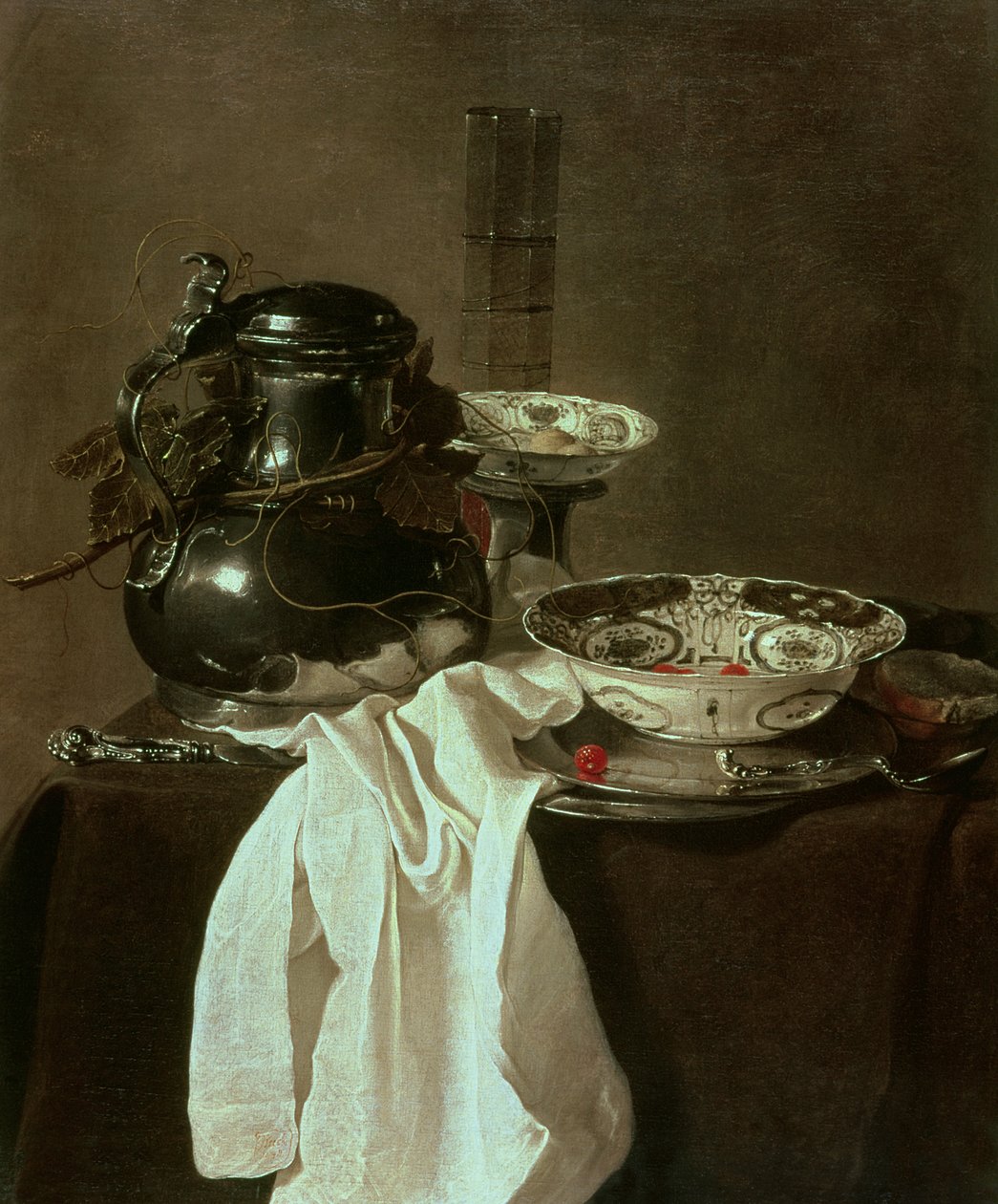 Estanho, China e Vidro, 1649 de Jan Jansz Treck