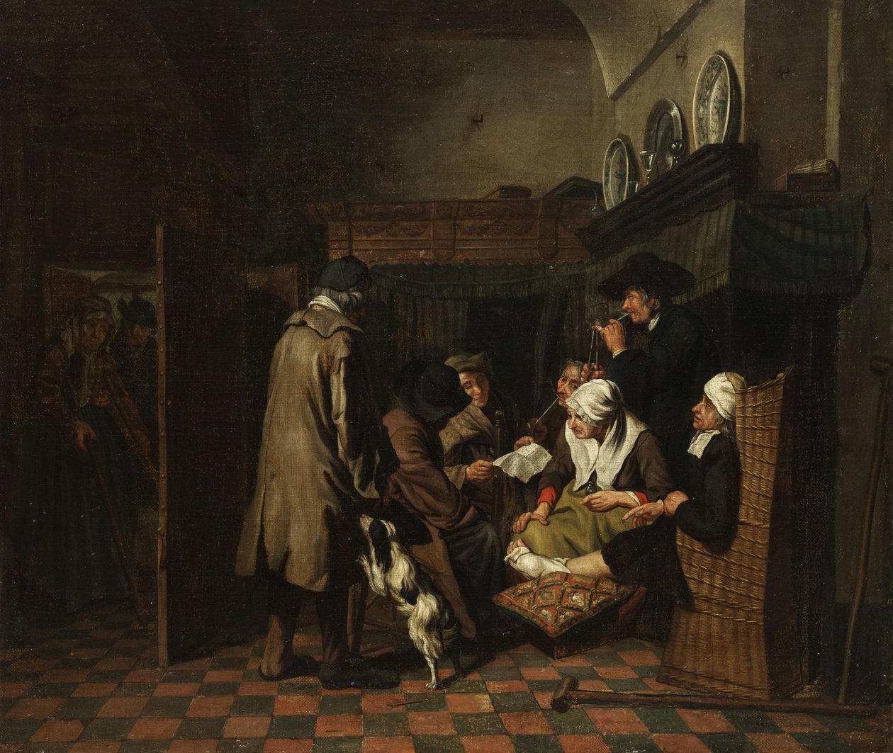 Lendo uma carta de Jan Josef Horemans II