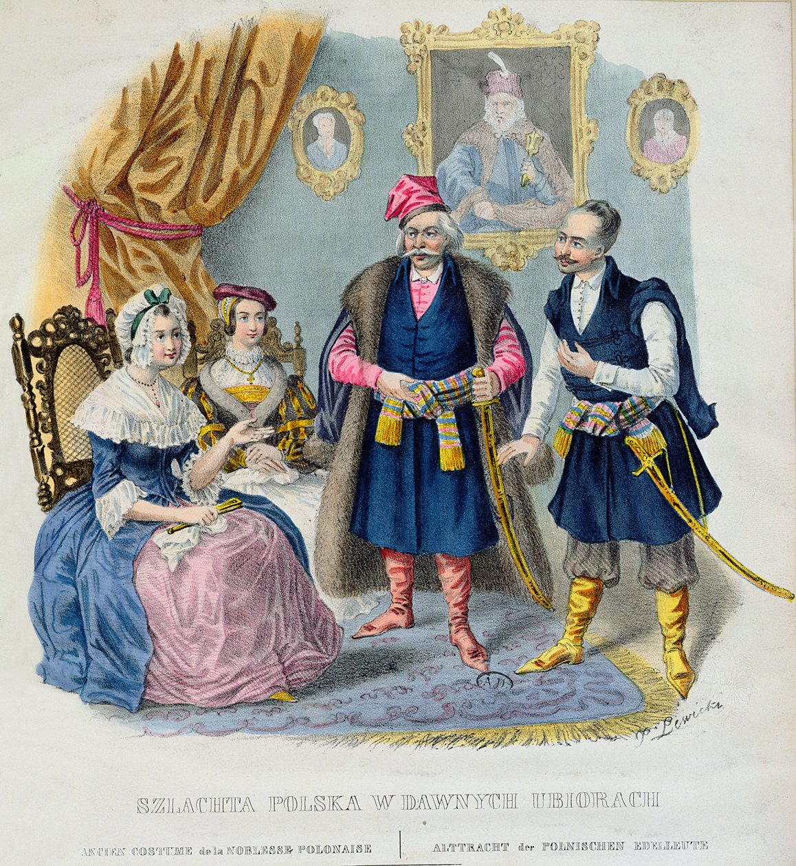 Trajes Antigos da Nobreza Polonesa de Jan Lewicki