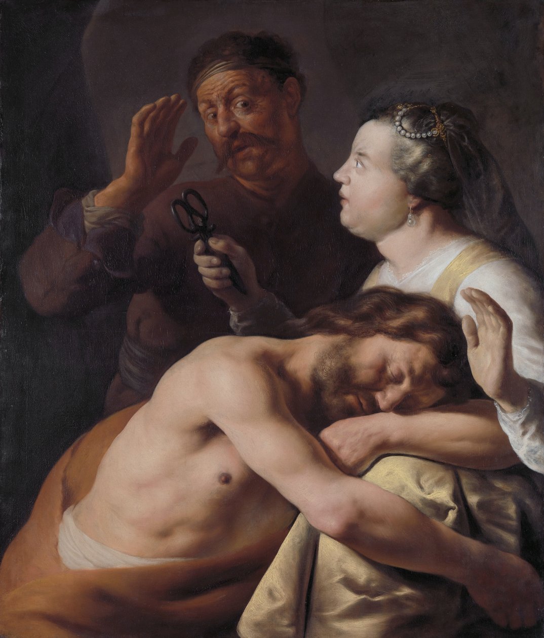 Sansão e Dalila de Jan Lievens