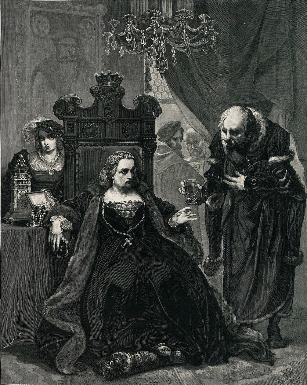Envenenamento da rainha Bona de Jan Alojzy Matejko