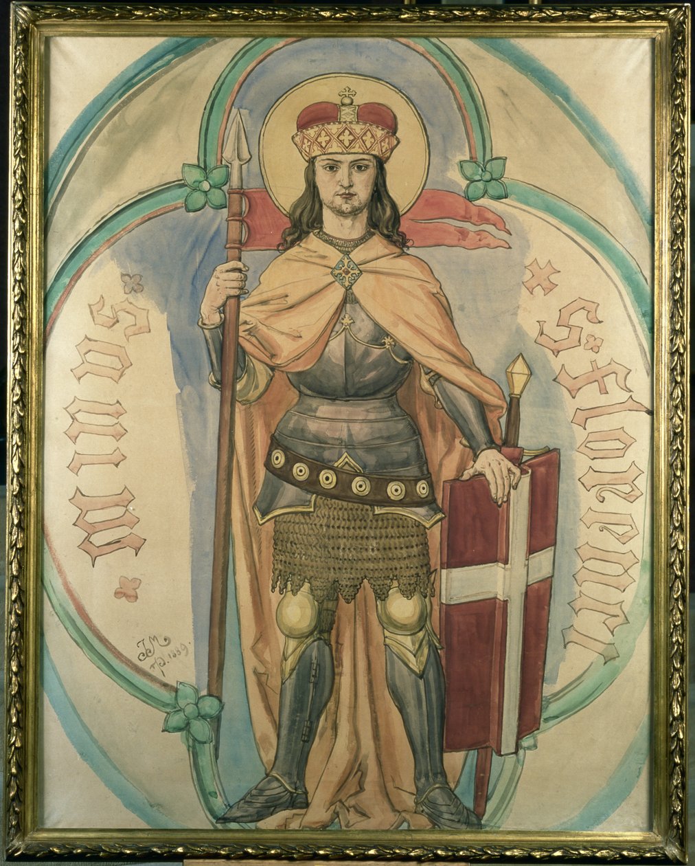 St. Florian, 1889 (wc na placa de lona) de Jan Alojzy Matejko
