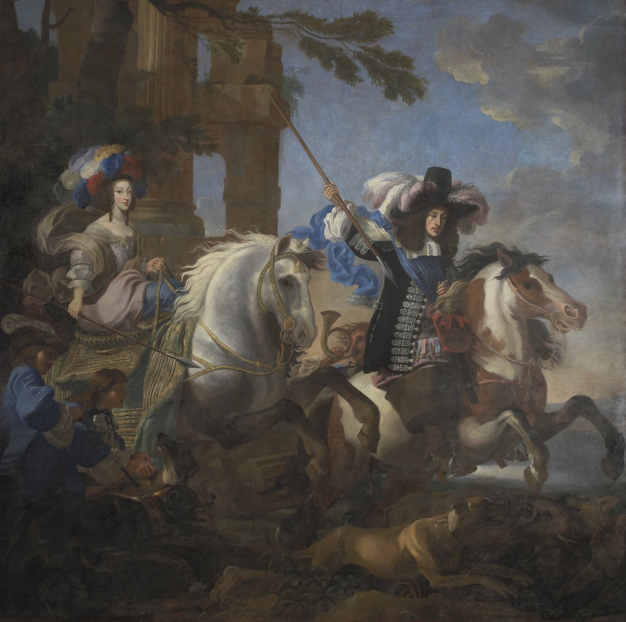Enrichetta Adelaide de Savoy e Ferdinand da Baviera de Jan Miel
