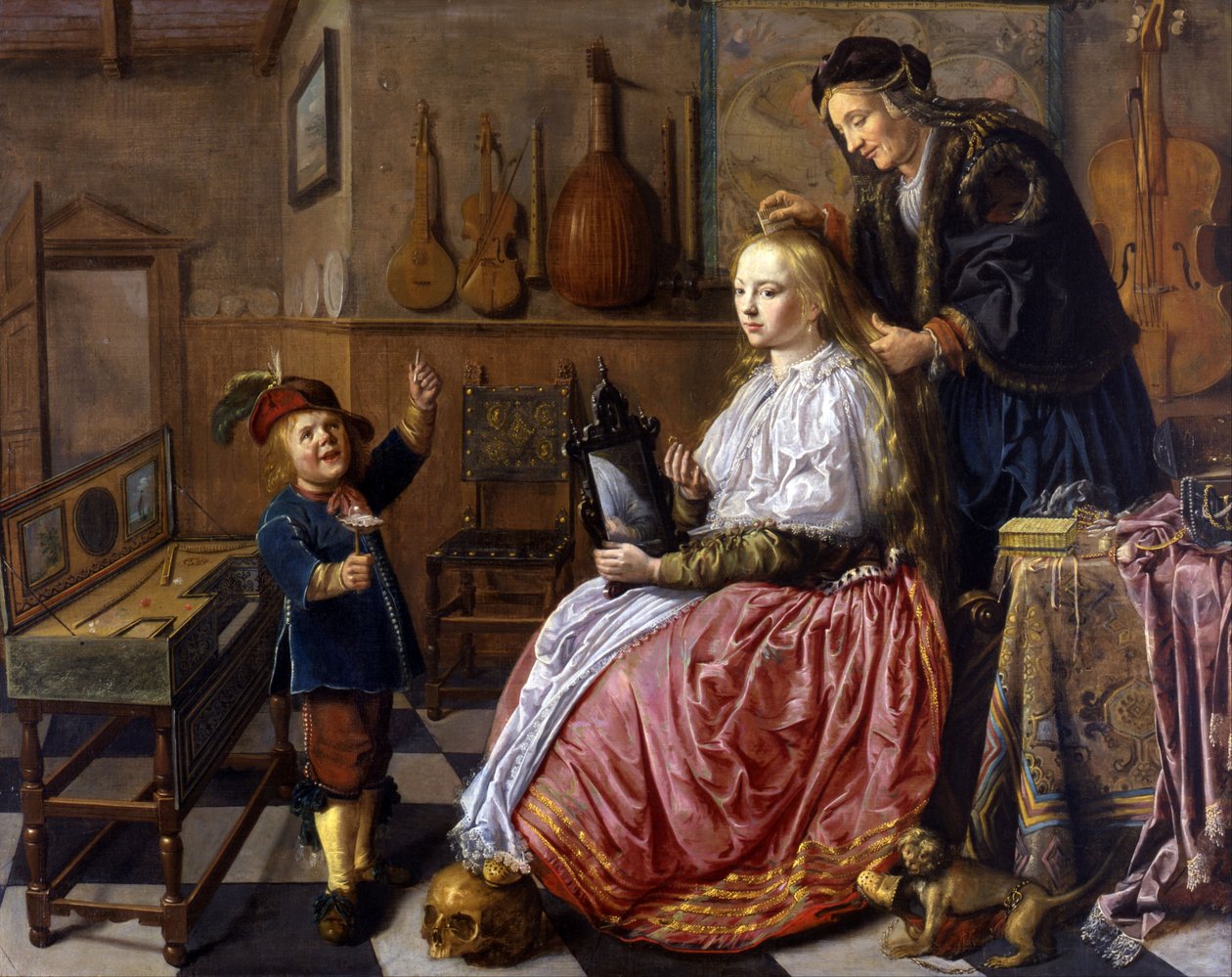 Alegoria da vaidade de Jan Miense Molenaer