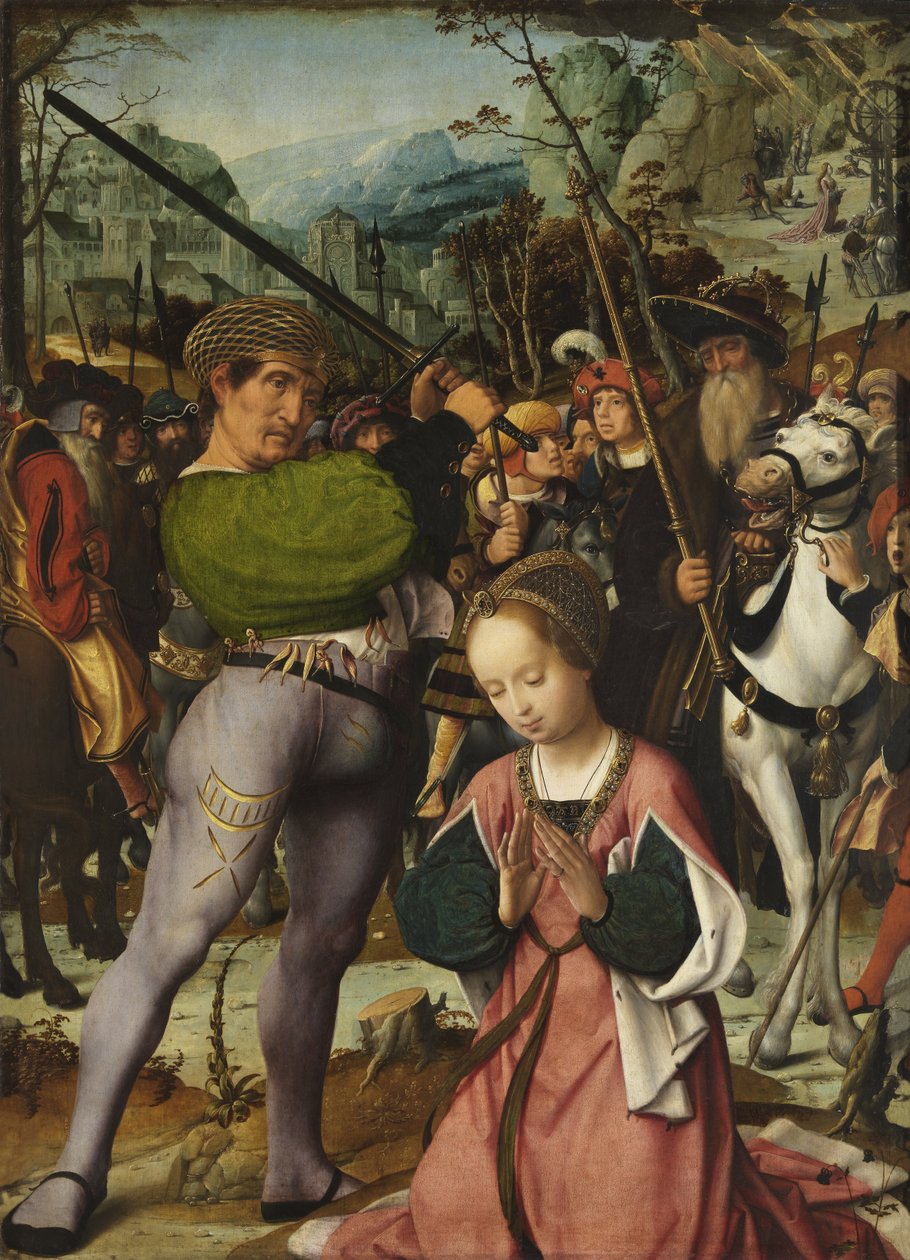 O martírio de Santa Catarina de Jan Provoost