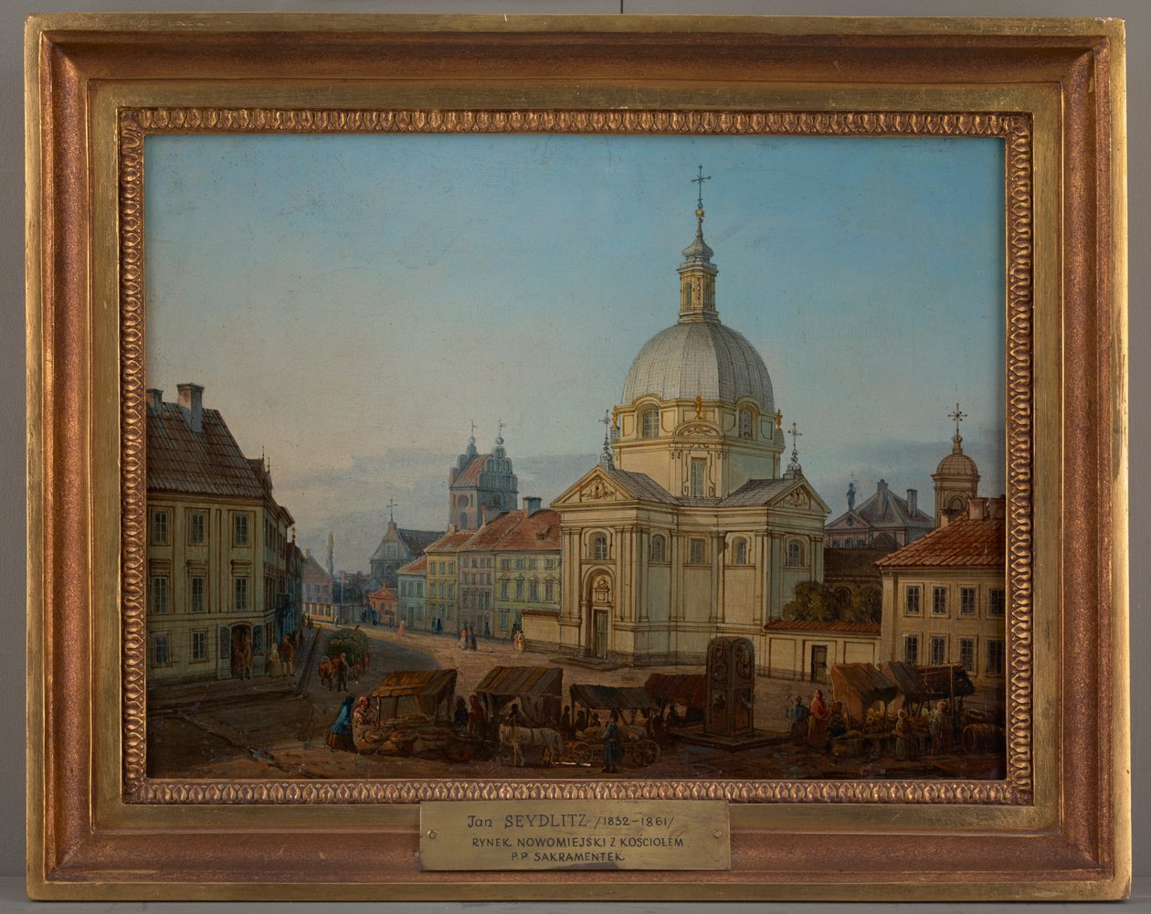 Praça da Cidade Nova com a Igreja das Irmãs do Santíssimo Sacramento, Jan Seydlitz, de Jan Seydlitz