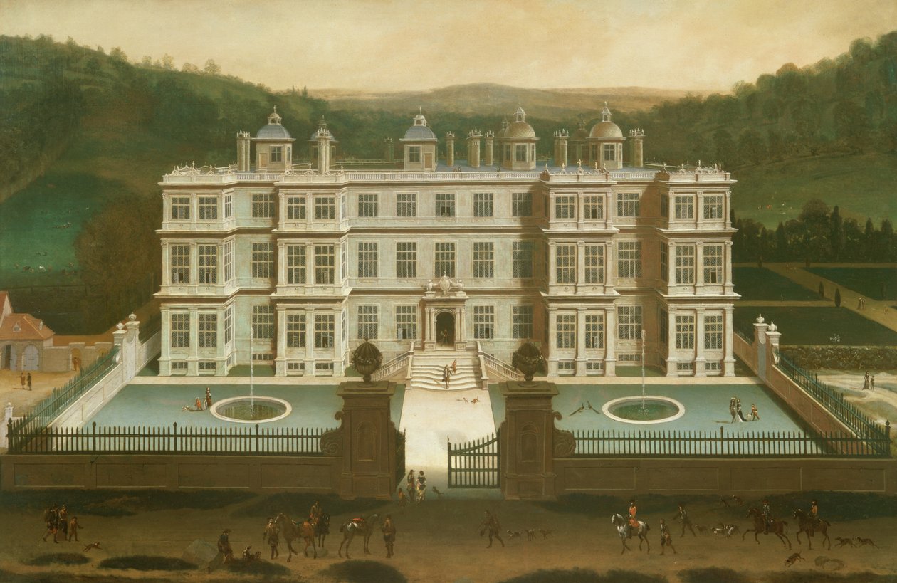 Uma visão do Longleat de Jan Siberechts
