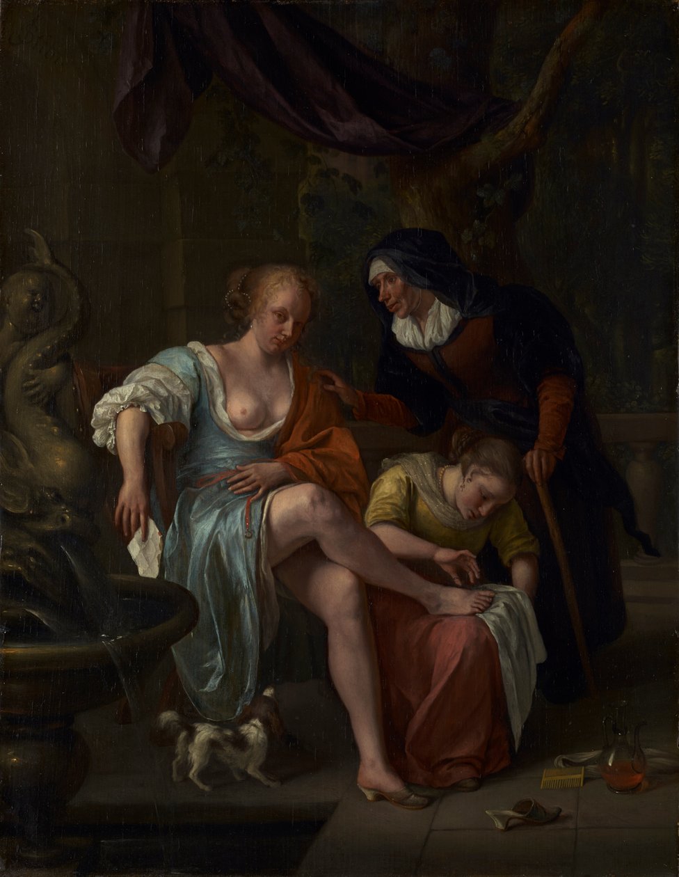 Bathsheba depois do banho de Jan Havickszoon Steen