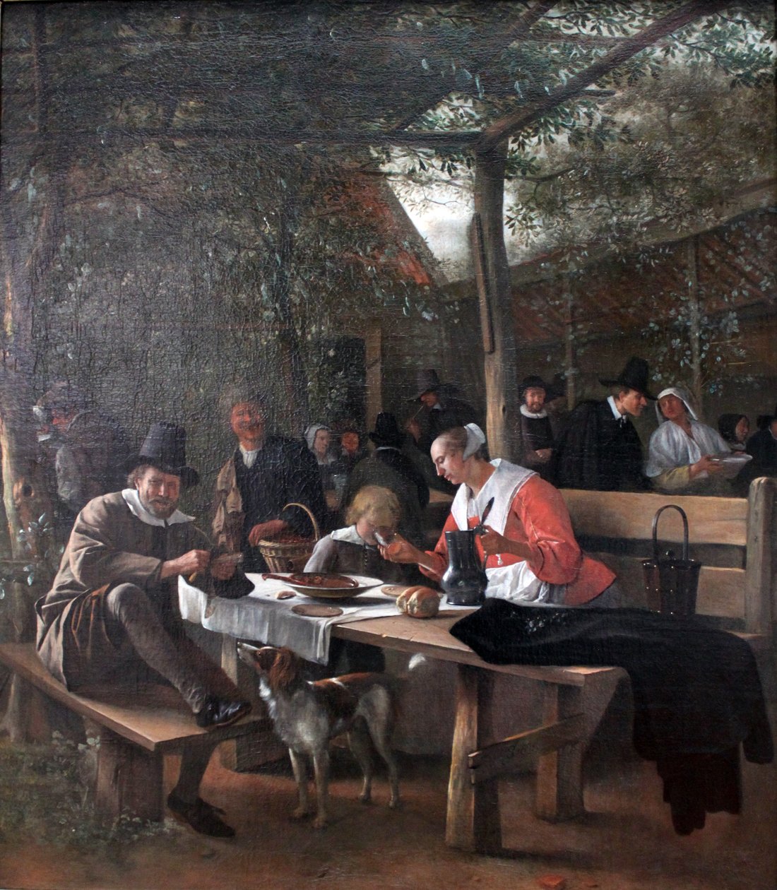 O jardim pub de Jan Havickszoon Steen