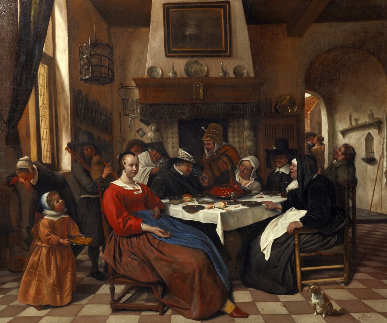 Imagem desconhecida de Jan Havickszoon Steen