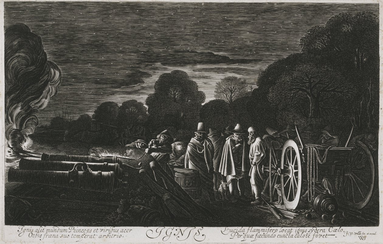 Fogo, c. 1614-1622 de Jan Van de Velde