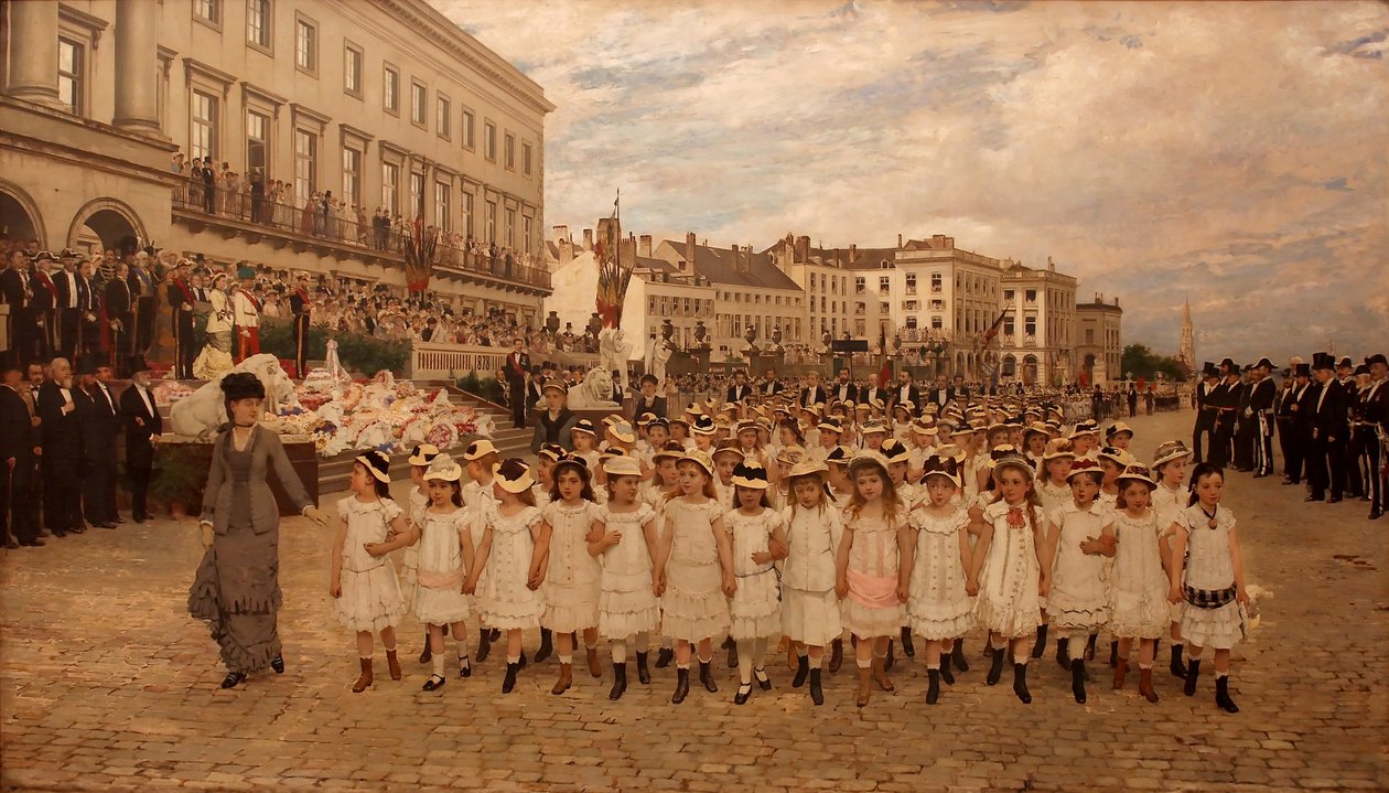 A revisão das escolas em 1878 de Jan Frans Verhas