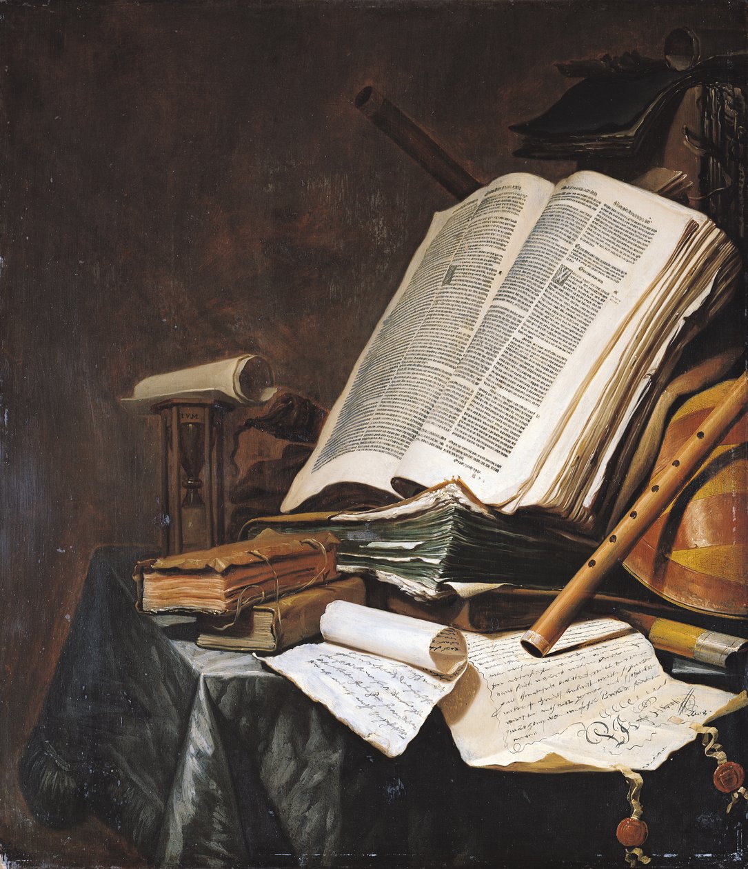 Livros e Instrumentos Musicais de Jan Vermeulen