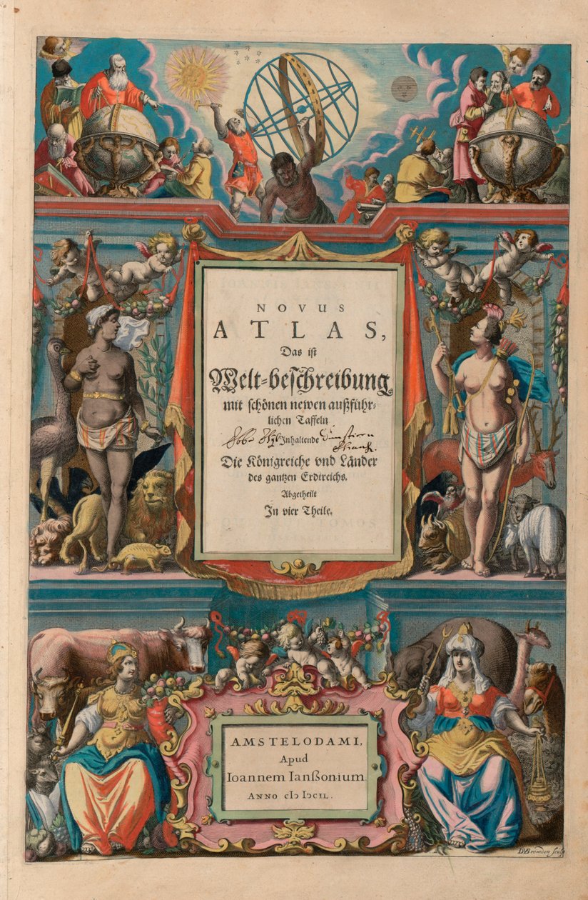 As novas atlas de Jan og Jodocus Hondius Janssonius