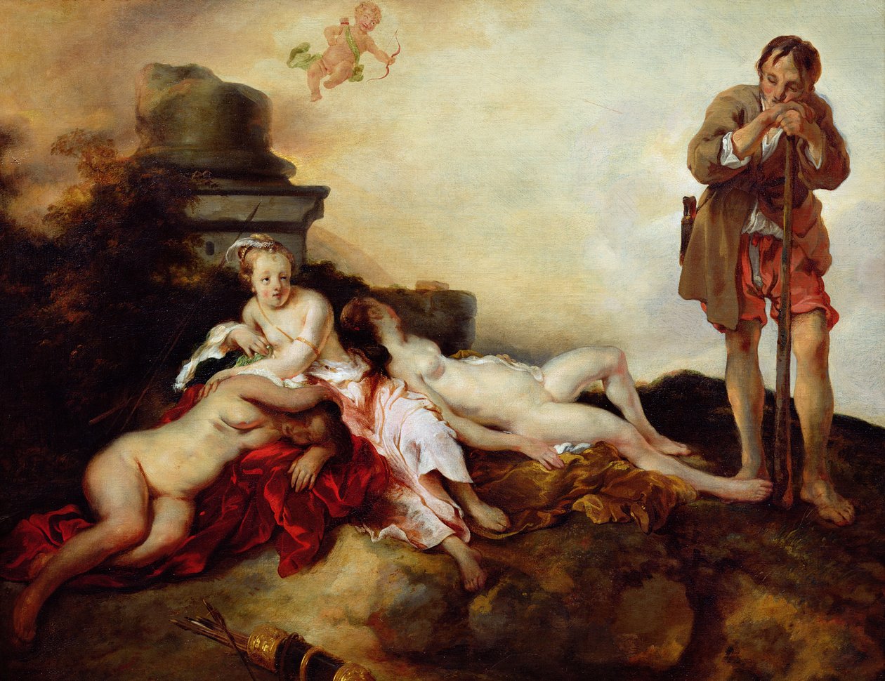 Cimon e Ifigênia, de &39;The Decameron&39; de Boccaccio de Jan van Noordt