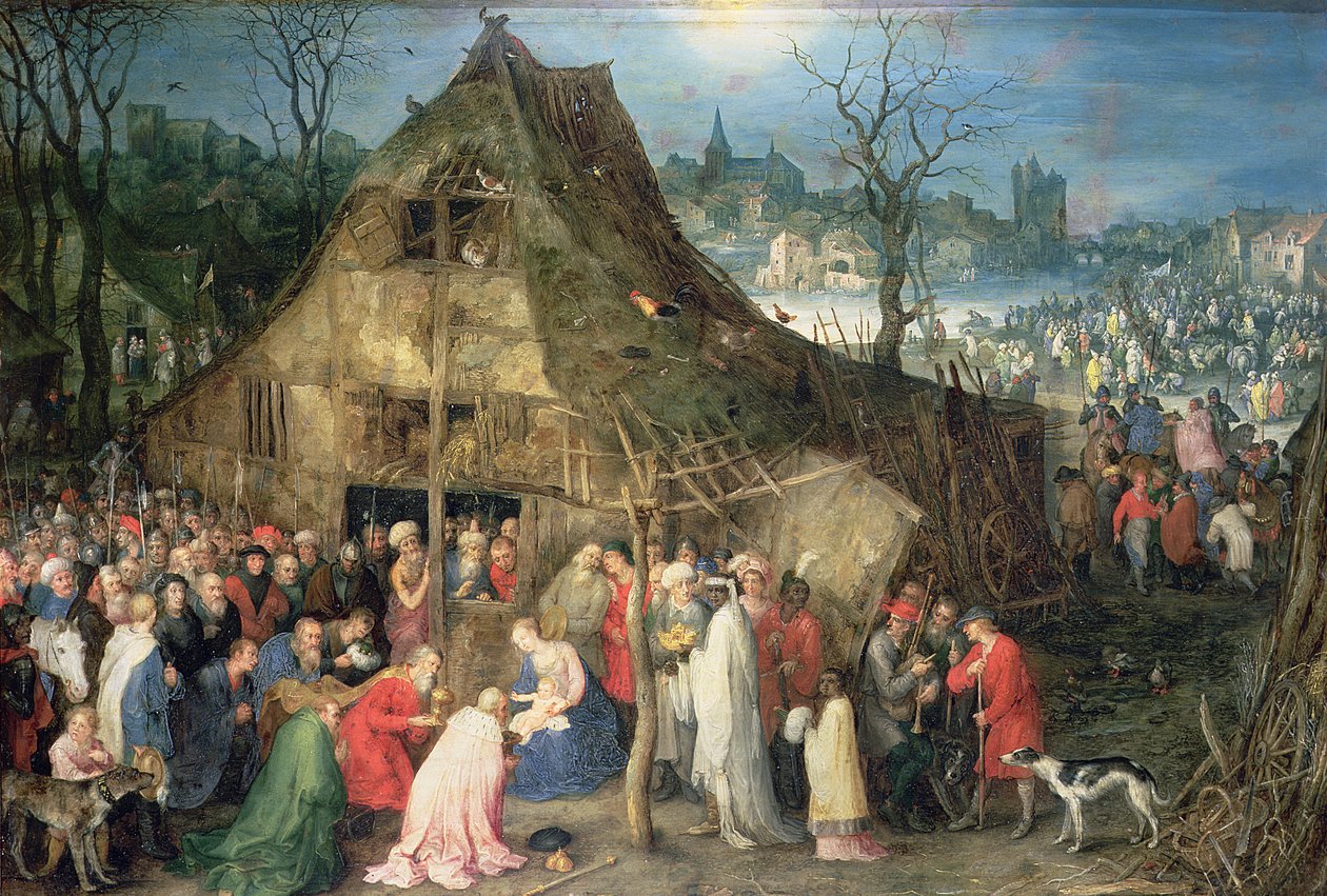 Adoração dos Magos, 1598 de Jan the Elder Brueghel