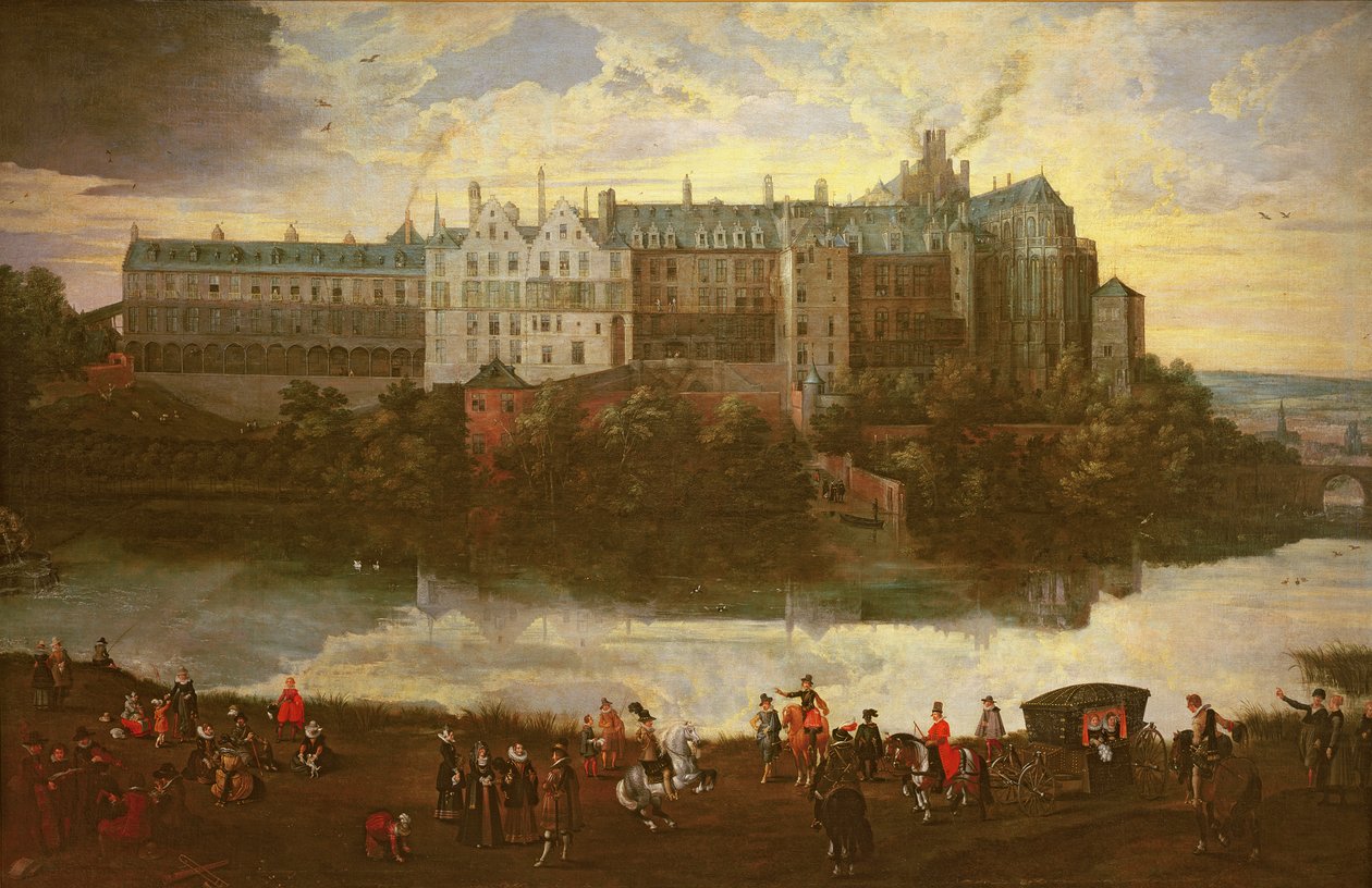 Castelo de Tervuren em Bruxelas de Jan the Elder Brueghel