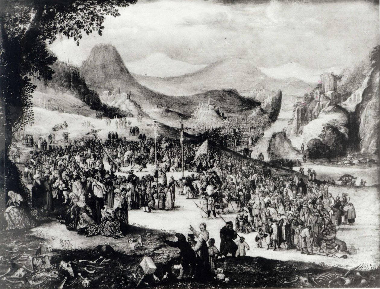 A crucificação de Jan the Elder Brueghel