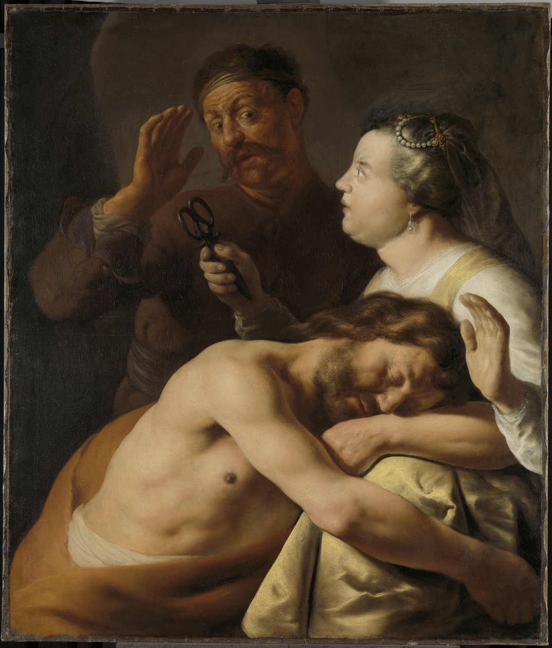 Sansão e Dalila, 1630-35 de Jan the Elder Lievens