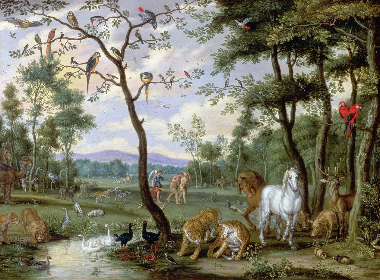 Paraíso Terrestre (painel) de Jan Brueghel the Younger