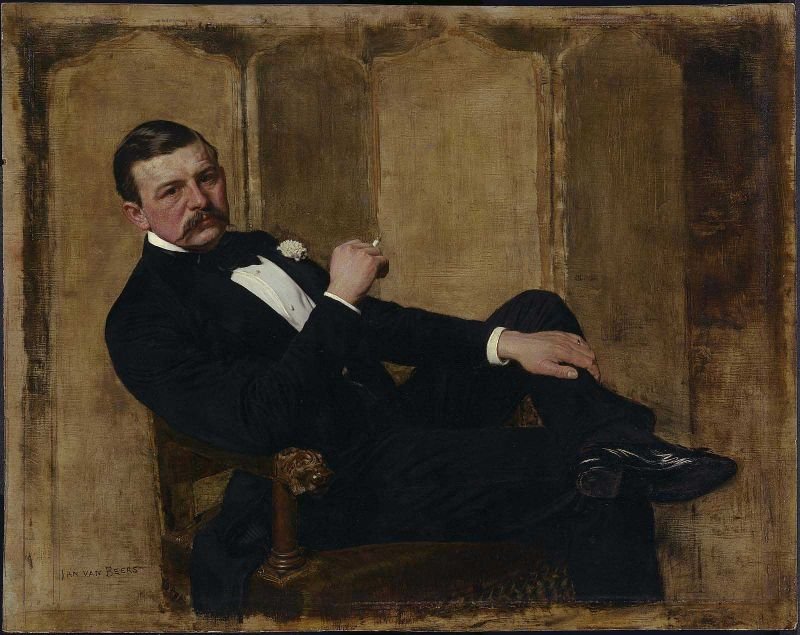 Retrato de um homem de Jan van Beers