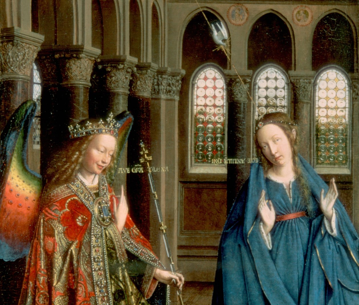 Anunciação de Jan van Eyck, Washington DC de Jan van Eyck