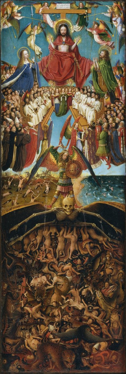 painel direito do díptico de Jan van Eyck